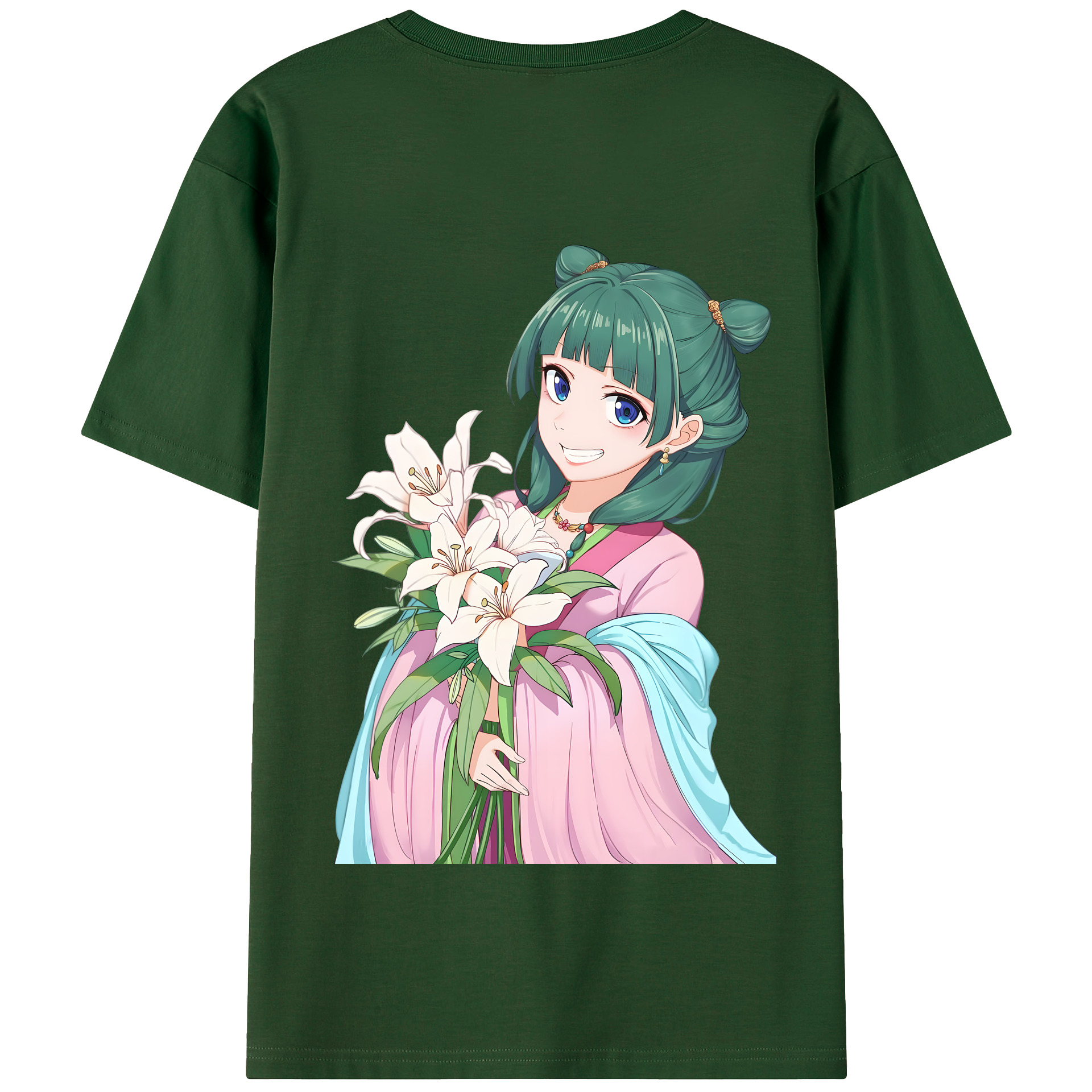 （画像用） 薬屋のひとりごと The Apothecary Diaries 綿100％半袖Tシャツ（背面プリント）